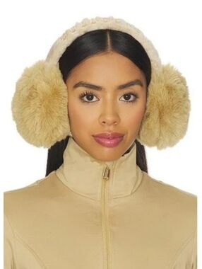 Goldbergh Earwarmers Earmuffs Goldbergh Fluffy Ear Warmers Caramello Brown